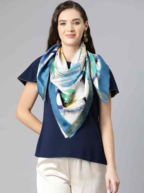 Buy Silk Land Multi Printed Scarf at Best Price Tata CLiQ
