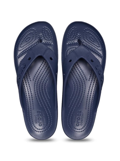 Buy Crocs Women's Baya Navy Flip Flops for Women at Best Price