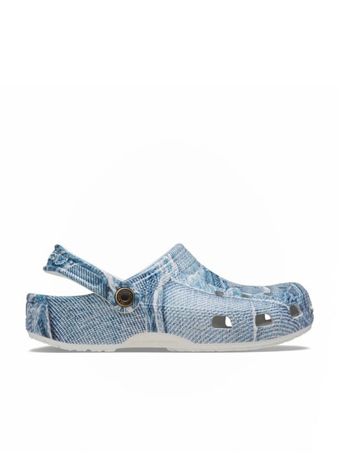 Crocs Men's Cls Denim Back Strap Clogs-picture-45