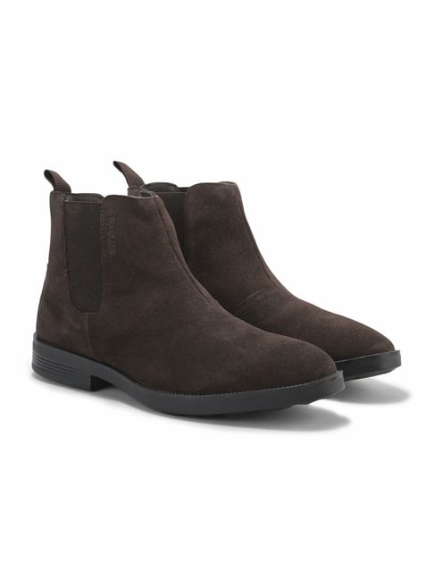 Woodland Men's Brown Chelsea Boots
