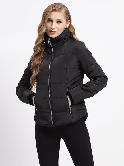 Puffer Jacket Madame Jackets Online MADAME Black Relaxed Fit
