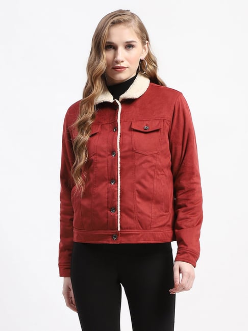 MADAME Rust Relaxed Fit Jacket