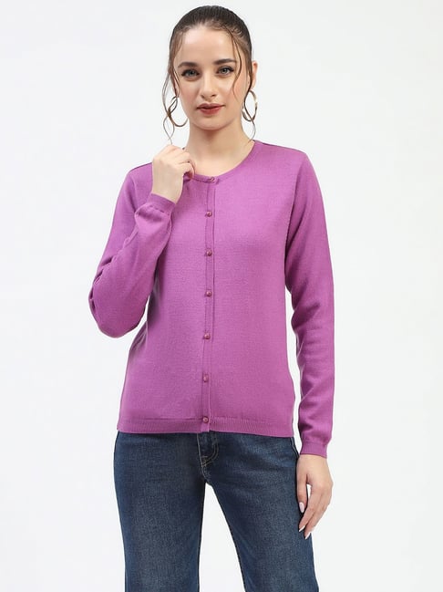 MADAME Mauve Cardigan-image-3