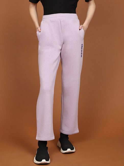 MADAME M Secret Mauve Graphic Print Trackpants-image-18