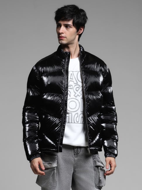 JACK & JONES Premium Puffer Coat | Giubbotto Imbottito Invernale Uomo Con Cappuccio | Colore Nero, Morbido E Caldo In Poliestere - 2