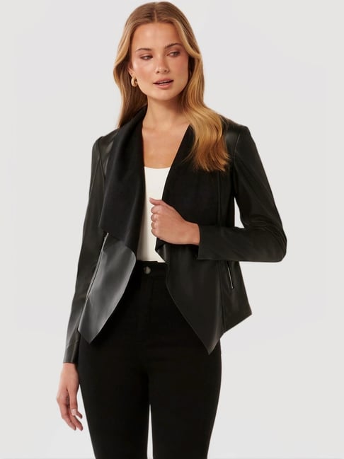 tie waist waterfall coat