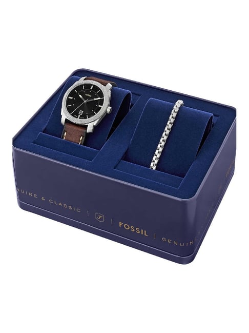Buy Fossil FS6081SET Machine Analog Watch for Men With Bracelet at