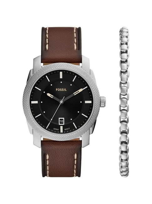Buy Fossil FS6081SET Machine Analog Watch for Men With Bracelet at