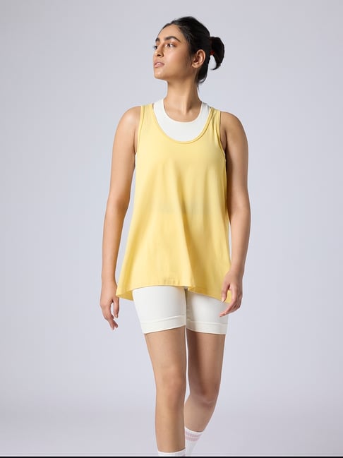 Feier Lemonade Yellow Solid Swing Tank