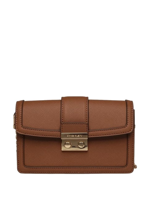 Buy Anne Klein Brown Solid Sling Handbag For Women At Best Price