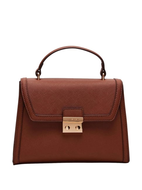 Buy Anne Klein Brown Solid Satchel Handbag For Women At Best Price