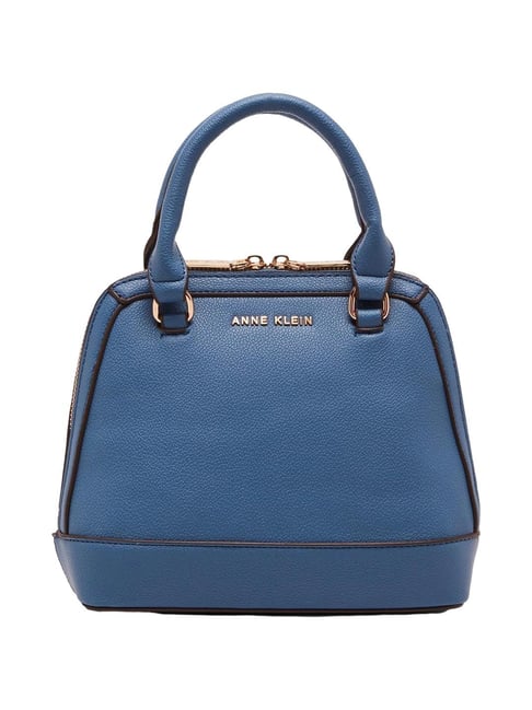 Anne Klein Blue Solid Handbag-picture-30