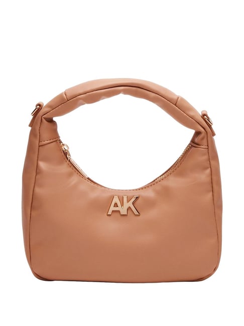 Buy Anne Klein Tan Solid Hobo Handbag For Women At Best Price