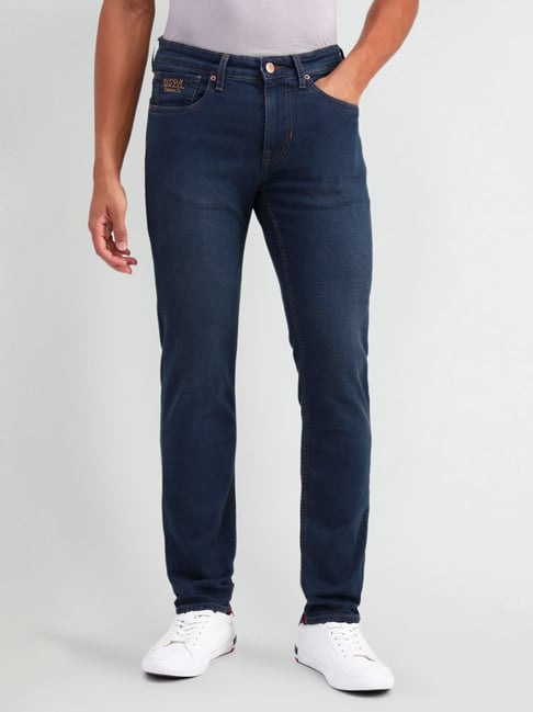 U.S. Polo Assn. Denim Co. Blue Cotton Slim Fit Jeans-picture-38