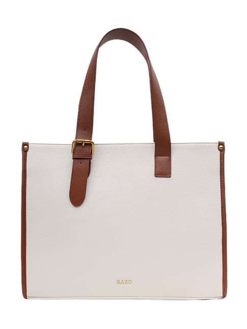 Kazo Ivory Large Tote Bag
