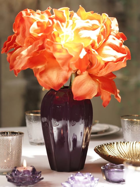 Pure Home And Living Purple Ceramic Vases-picture-29