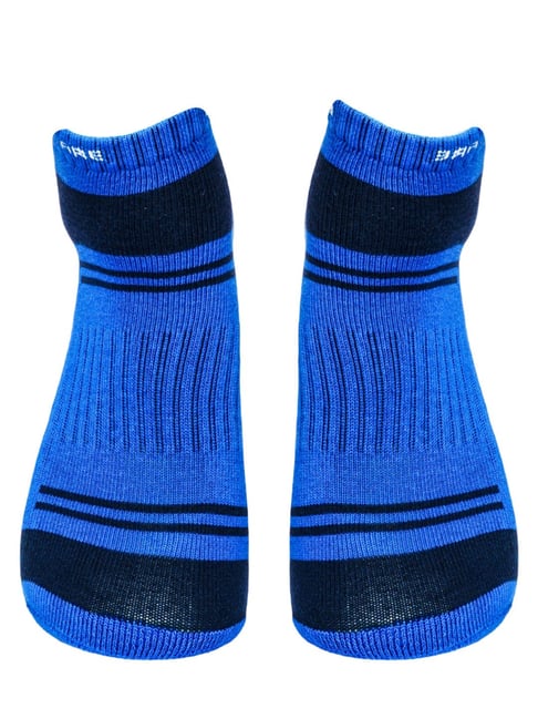Bodycare White & Royal Blue Regular fit Socks 2