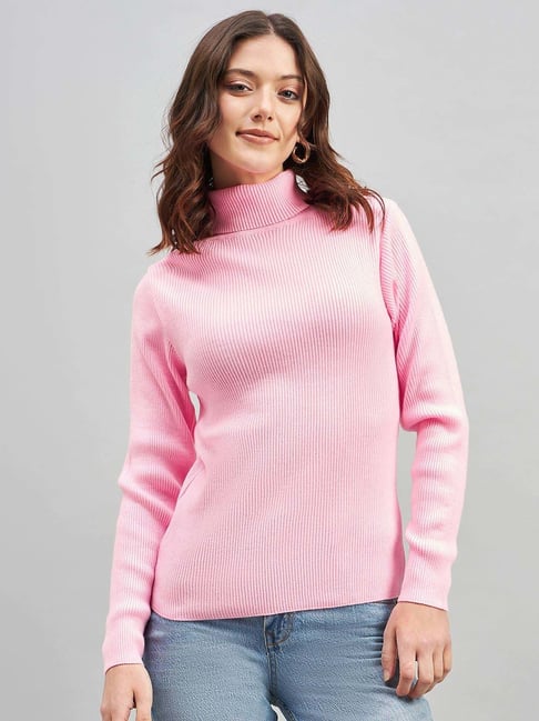 RVK Baby Pink Slim Fit Sweater