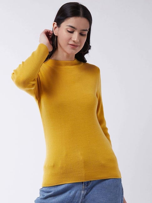 RVK Mustard Slim Fit Sweater-picture-44