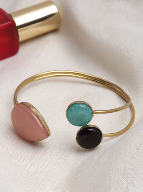 Panash Gold Plated Cuff Bracelet