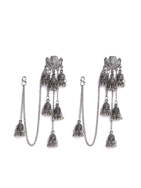 panash contemporary jhumki earrings