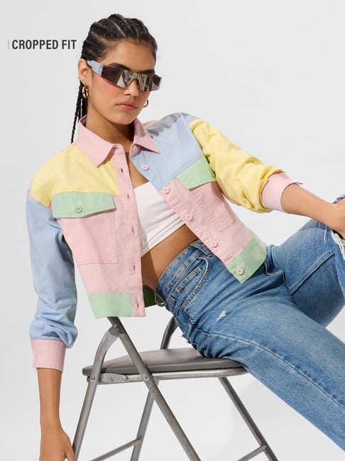 The Souled Store Multi Regular Color-Block Sweatshirts & Hoodies-picture-17