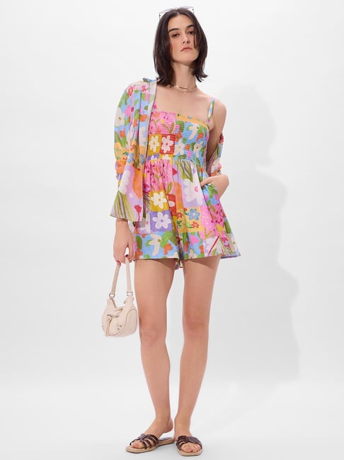 The Souled Store Multi Regular Floral Jump Suits
