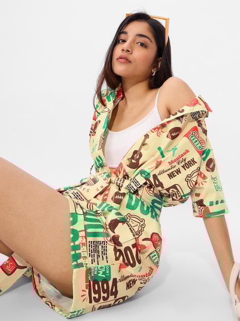 The Souled Store Multi Regular Print Jump Suits