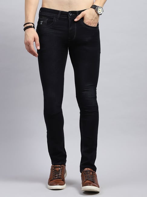 Monte Carlo Black Skinny Fit Jeans