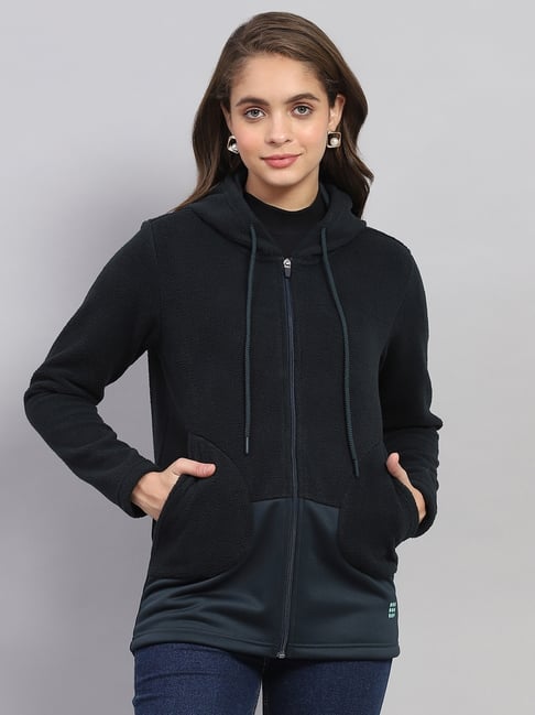 by Monte Carlo Women Regular Fit Hooded Neck Full