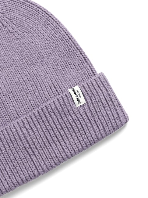 Buy Jack & Jones Purple Ash Woven Beanie at Best Price @ Tata CLiQ