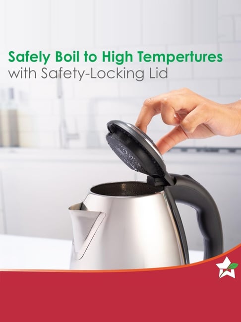 Wonderchef Crescent Kettle Plus 1000W with Dry Iron Festive Gift