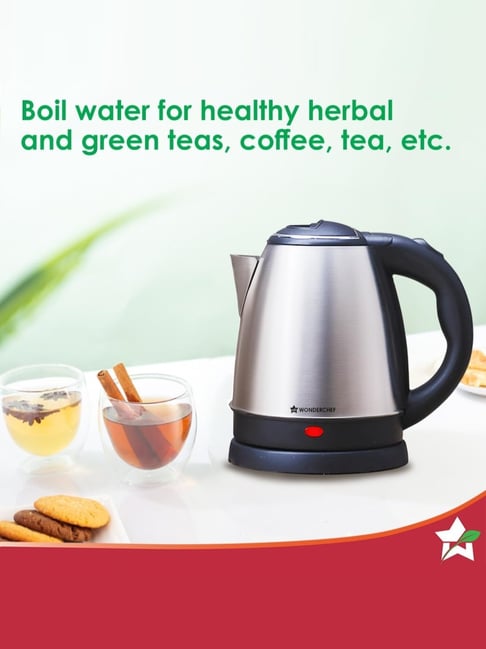 Wonderchef Crescent Kettle Plus 1000W with Dry Iron Festive Gift