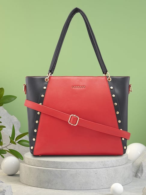 Caprese Faux leather Red Women Handbag-picture-37