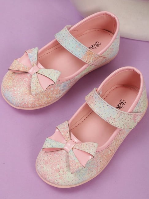 Buy Kidsville Kids Peach Mary Jane Shoes for Girls at Best Price