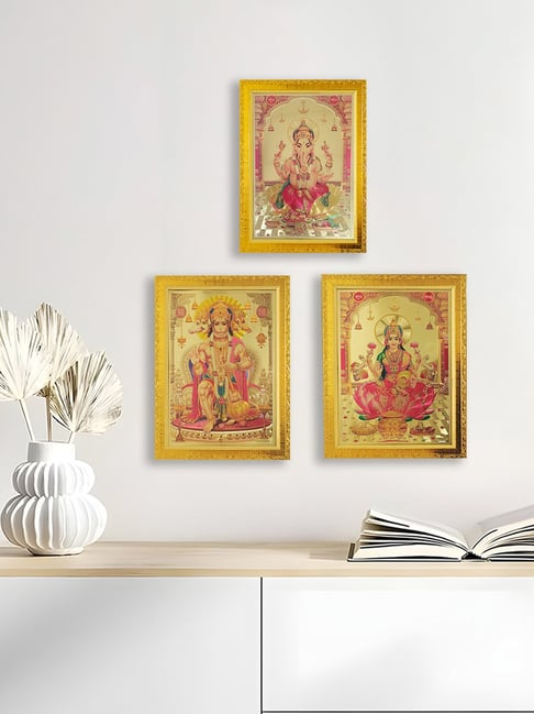 Art Street Gold Synthetic Wood Wall Art For Home D¿cor-picture-40