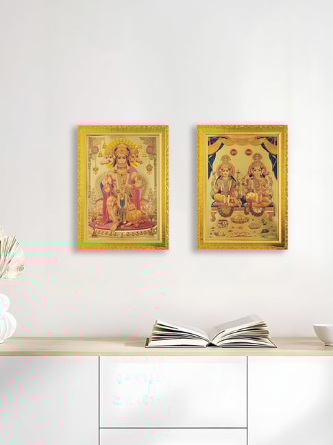 Art Street Gold Synthetic Wood Wall Art For Home D¿cor-picture-41