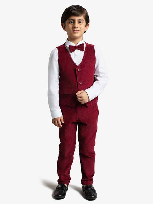 Ed-A-Mamma Boys Rust Corduroy  Suit Set-picture-31