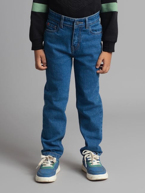 Ed-A-Mamma Boys Blue Denim Washed Jeans