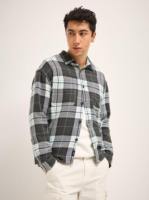 THE BEAR HOUSE Multi Cotton Relaxed fit Checks Shirts