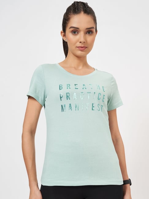 Ajile By Pantaloons Green Cotton Regular Fit Tops And Tees-picture-78