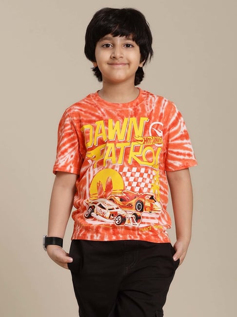 Hot Wheels Boys Graphic Tee T-Shirt à Manches Courtes Pour Enfants | Marchandise Officielle Haut Imprimé Voiture De Course Pour Garçons