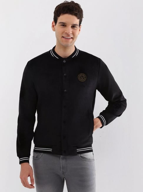 Allen Solly Black Regular Fit Printed Sweatshirt-picture-19