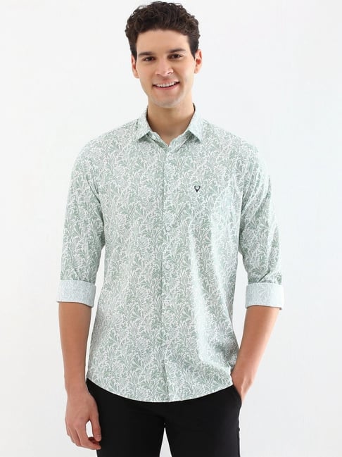 allen solly dress shirts Allen Solly Men's Solid Slim fit Casual Shirt (ASSHWSPFN91854_Blue 38) : Amazon.in: Clothing & Accessories