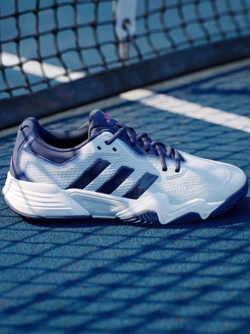 Adidas Men's Solematch Control Blue Tennis Shoes