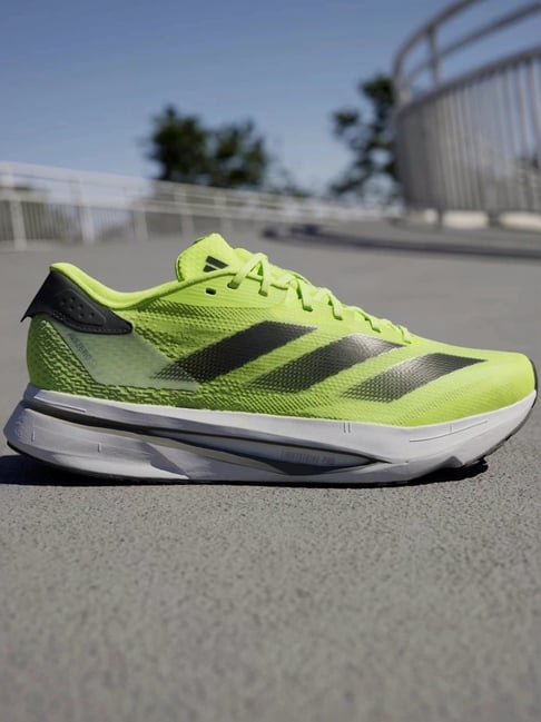 【adidas】ADIZERO SL2 ライトスパイク　メンズ　ネオンイエロー adidas】ADIZERO SL2 ライトスパイク メンズ ネオンイエロー