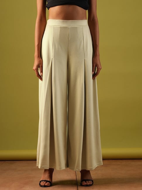 Globus Beige Solid Jeggings-picture-28