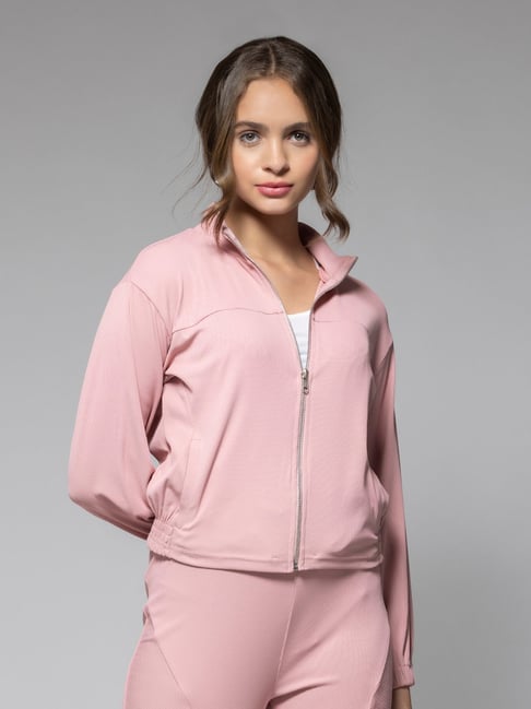 SHAYE Pink Polyester Regular fit Formal jackets-picture-42