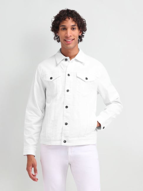 U.S. Polo Assn. Denim Co. White Regular Fit Denim Jacket-picture-19