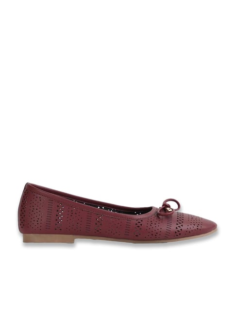 Van Heusen Women's Maroon Flat Ballets-picture-41